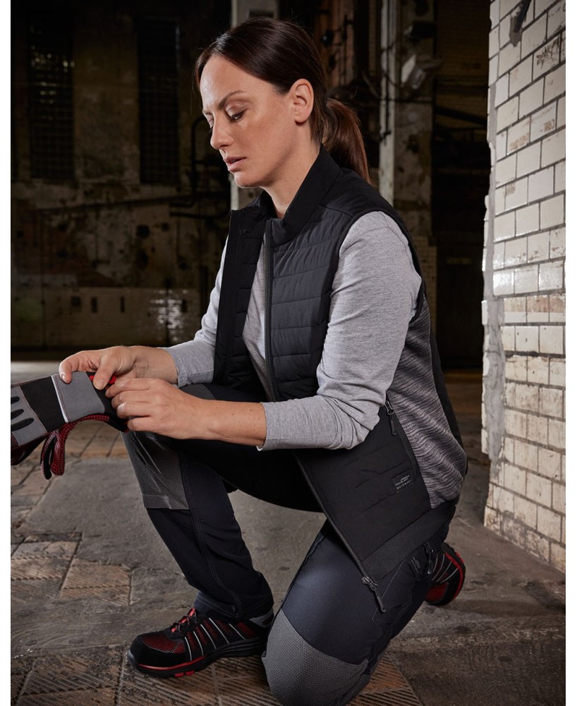 Ladies' Padded Hybrid Vest