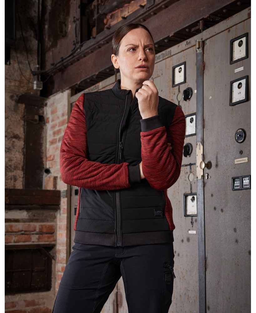 Ladies' Padded Hybrid Jacket