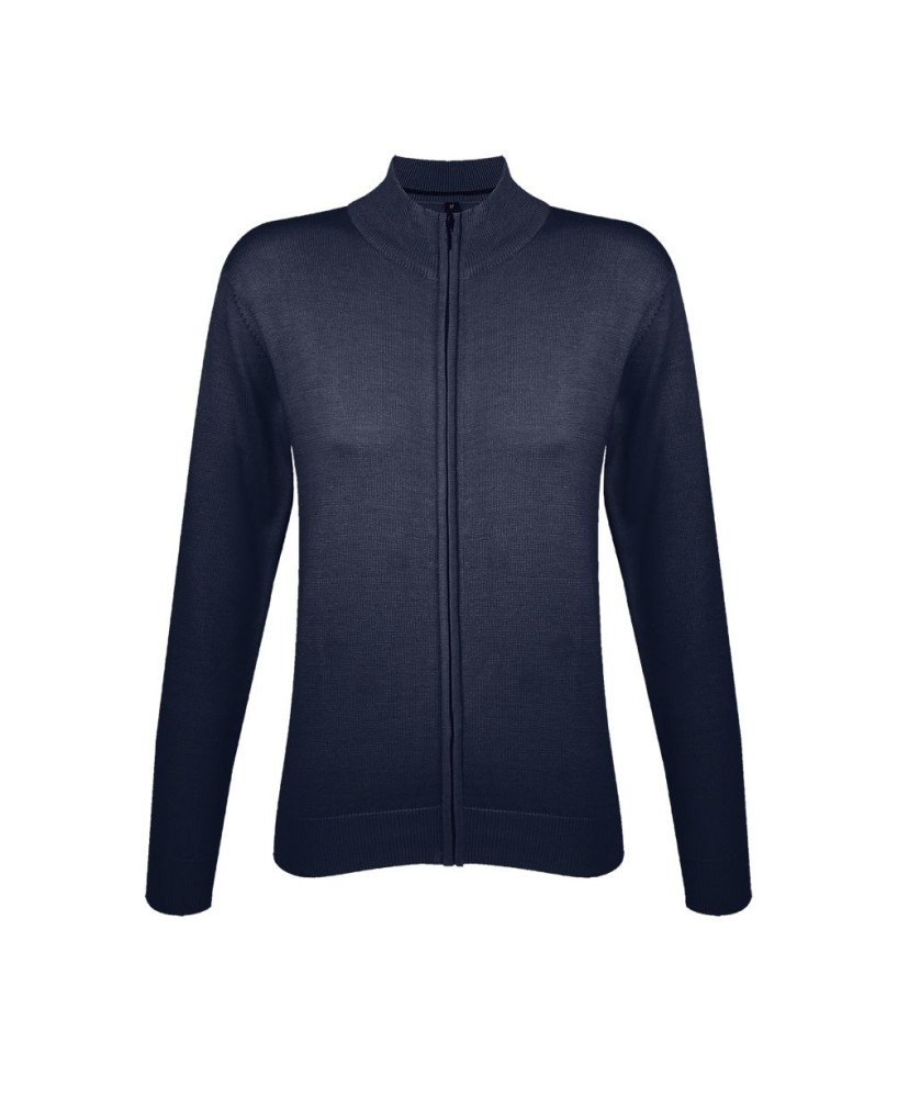 Chaqueta De Punto Mujer Con Cremallera