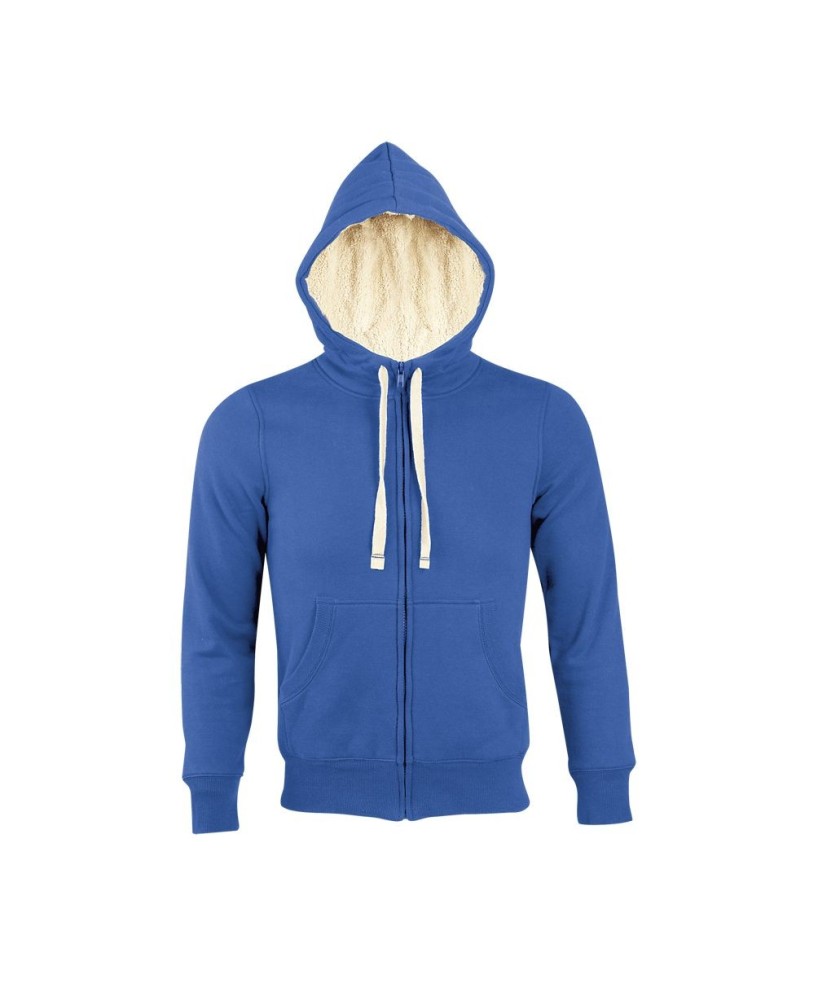 Sudadera Unisex Con Cremallera Estilo "Sherpa"