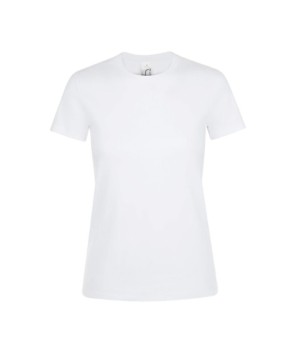 Camiseta De Mujer Cuello Redondo
