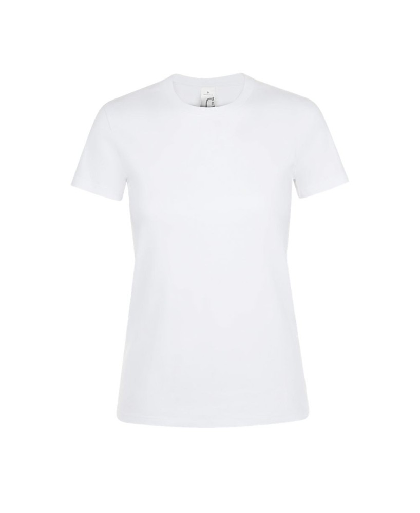 Camiseta De Mujer Cuello Redondo