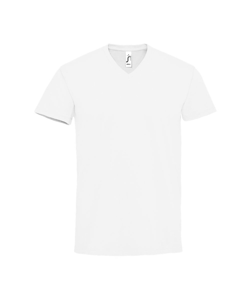 Camiseta Hombre Manga Corta Cuello Pico