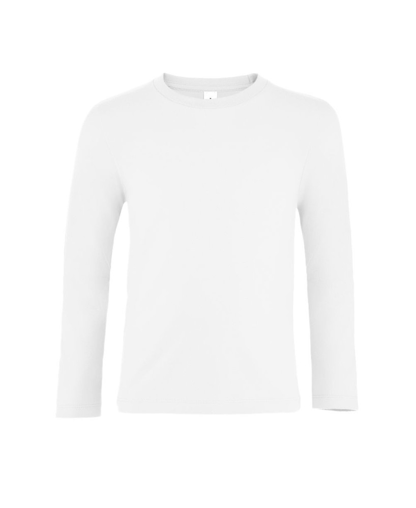 Camiseta Niños Manga Larga Cuello Redondo
