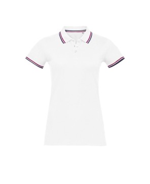 Polo Mujer Manga Corta Botones