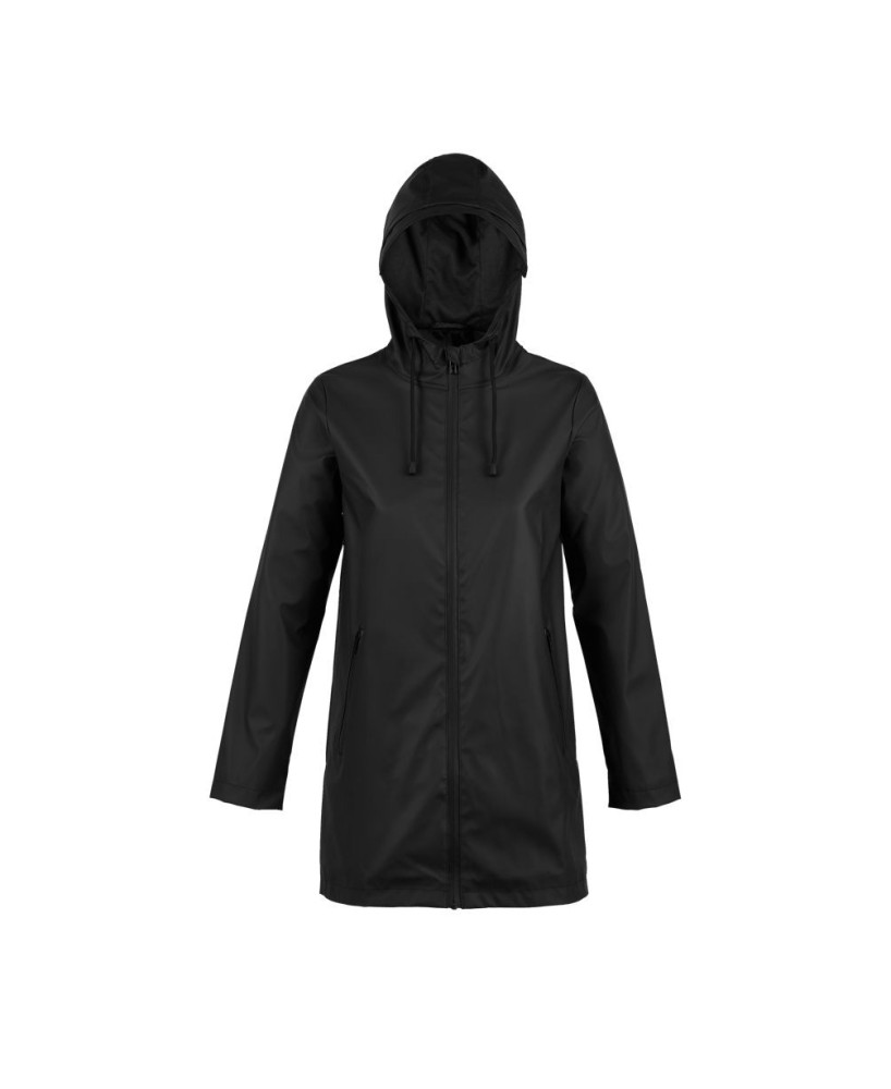 Chaqueta Encerada Impermeable Para Mujer