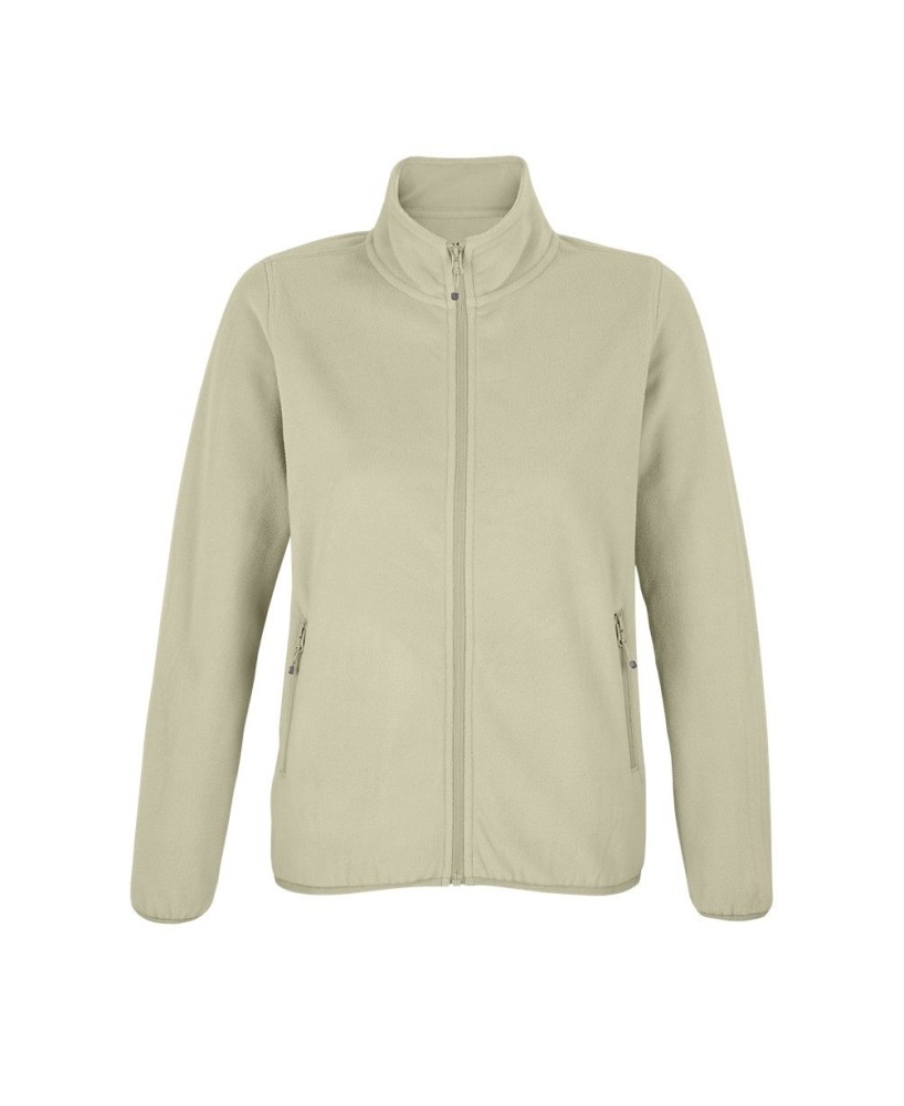 Chaqueta De Microfibra Con Cremallera Mujer