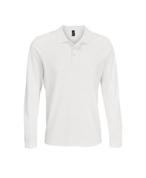 Polo De Pique Unisex Manga Larga