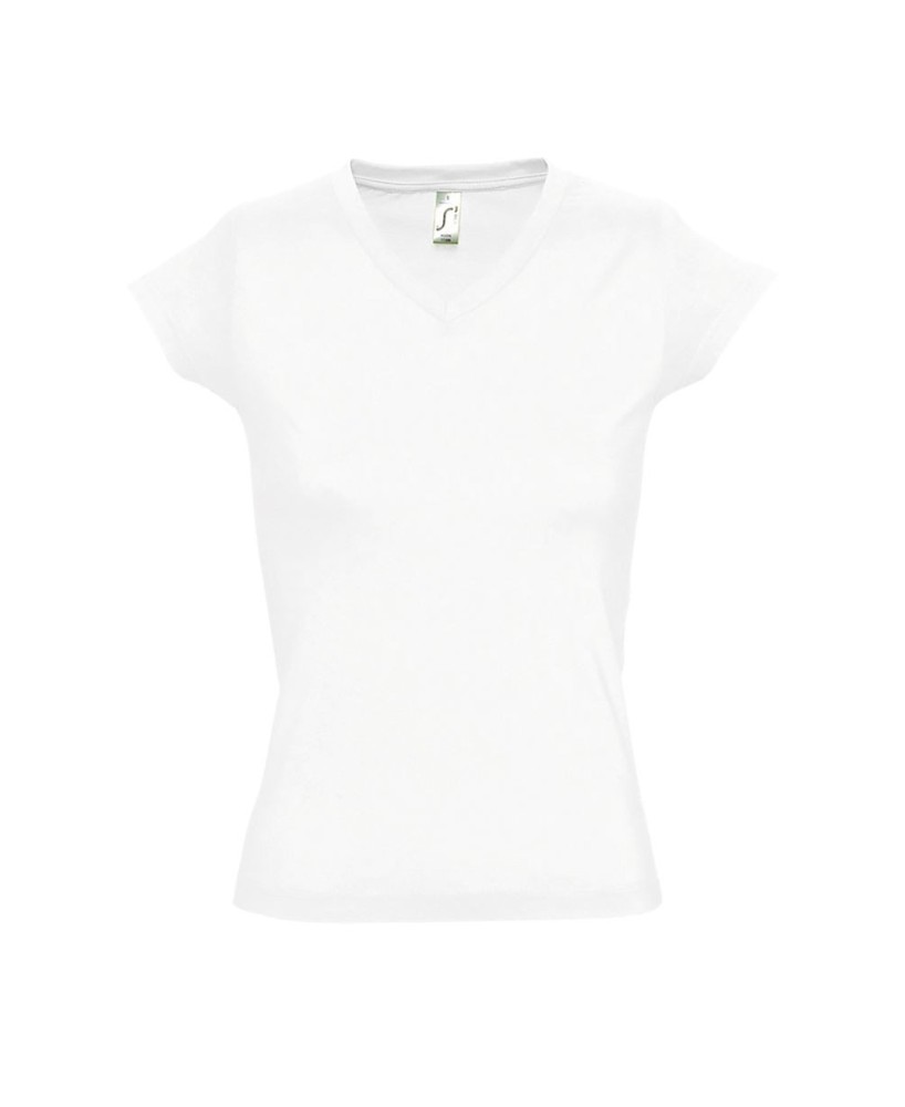 Camiseta Mujer Cuello Pico