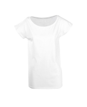 Camiseta Larga Mujer Manga Corta Tipo Kimono