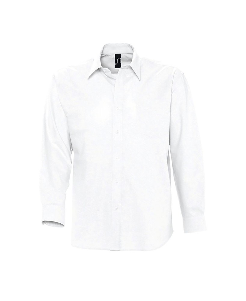 Camisa Hombre Oxford Manga Larga