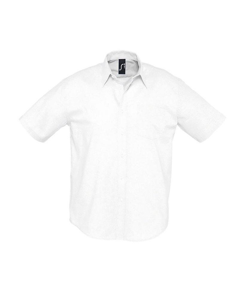 Camisa Oxford Hombre Manga Corta