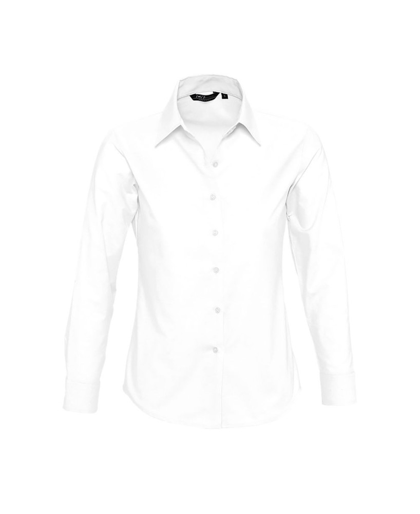 Camisa Oxford Mujer Manga Larga
