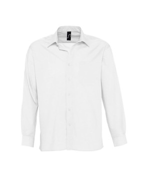 Camisa Hombre Popelín Manga Larga