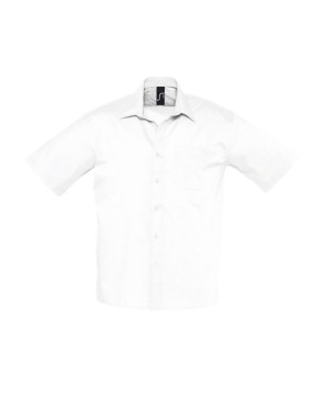 Camisa Popelín Hombre Manga Corta