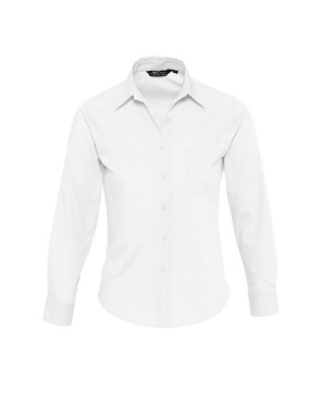 Camisa Mujer Popelín Manga Larga