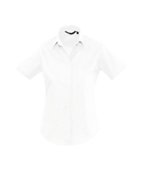 Camisa Popelín Mujer Manga Corta