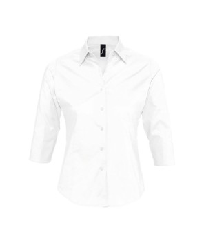 Camisa Stretch Mujer Manga 3/4