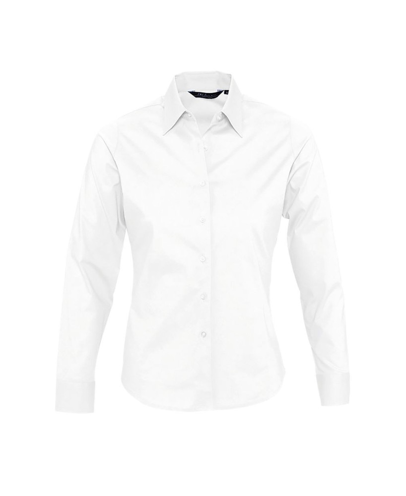 Camisa Stretch Mujer Manga Larga