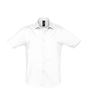 Camisa Strech Hombre Manga Corta