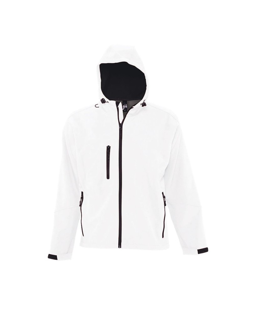 Chaqueta De Hombre Softshell Con Capucha