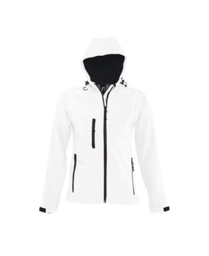 Chaqueta De Mujer Softshell Con Capucha