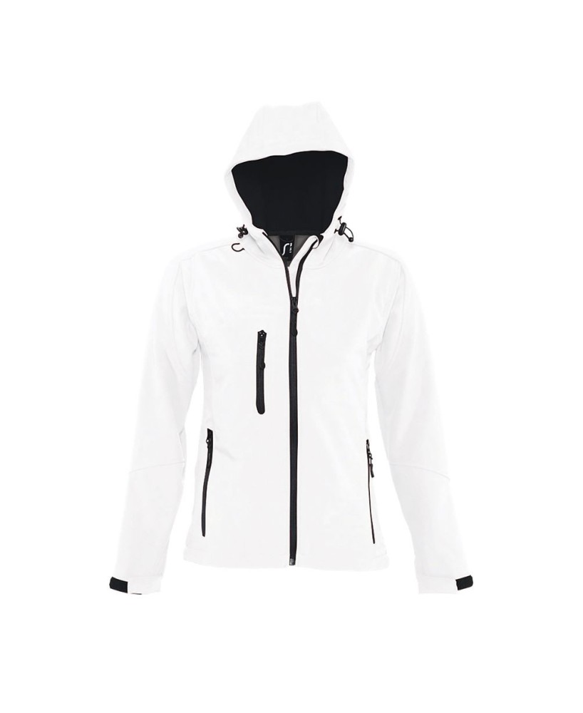 Chaqueta De Mujer Softshell Con Capucha