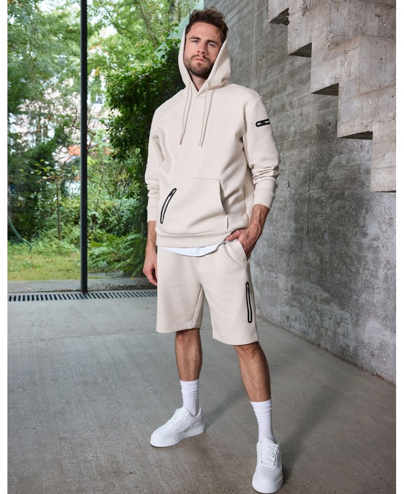 Sudadera con capucha elegante de aspecto técnico