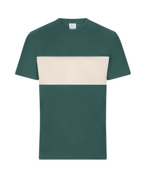 Camiseta unisex con inserción en contraste