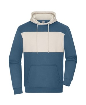 Sudadera unisex con capucha y inserción en contraste