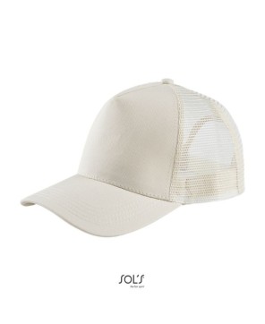 Gorra De Malla De 5 Paneles