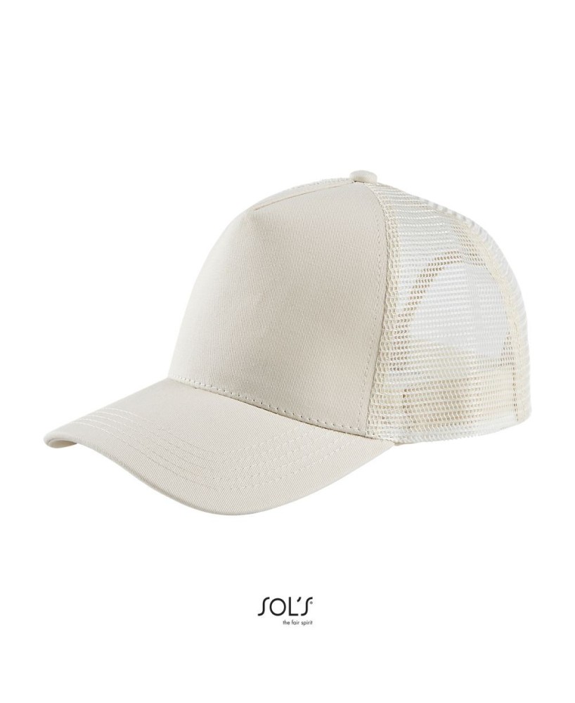 Gorra De Malla De 5 Paneles