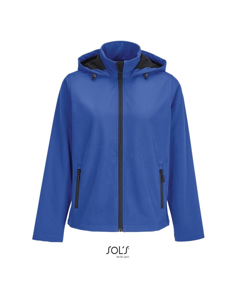 Chaqueta Softshell Mujer Con Capucha