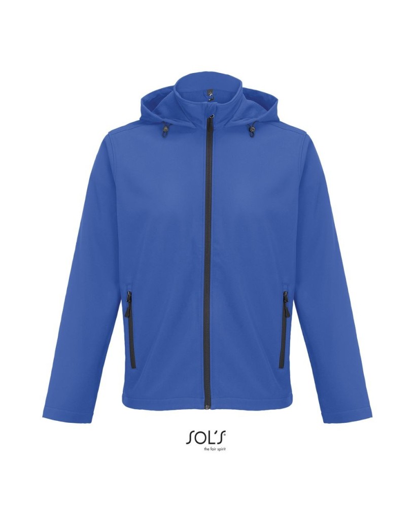 Chaqueta Softshell Hombre Con Capucha
