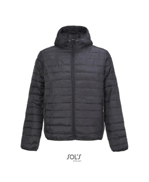 Chaqueta Acolchada Ligera Hombre Con Capucha