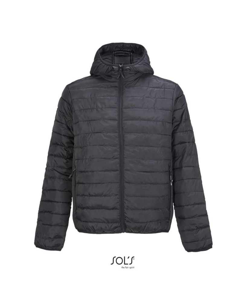 Chaqueta Acolchada Ligera Hombre Con Capucha