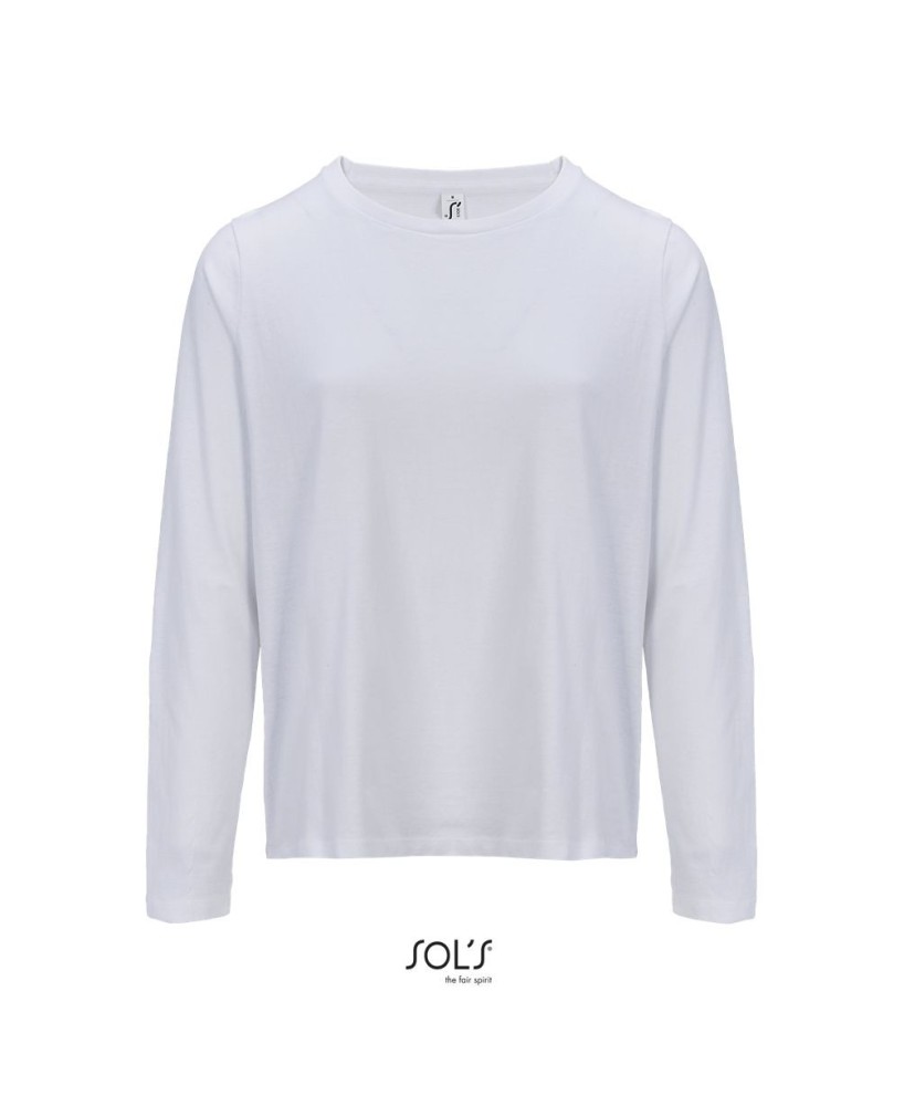 Camiseta Mujer Cuello Redondo Manga Larga