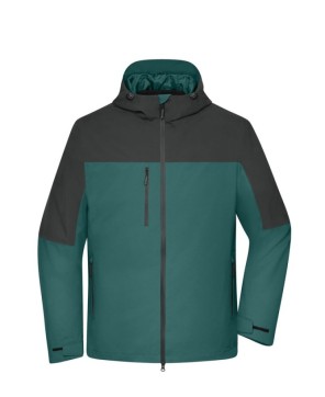 Chaqueta funcional 3 en 1 compuesta por una chaqueta exterior de dos capas y una chaqueta interior híbrida.