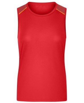 Top funcional de poliéster reciclado para running, deporte y fitness.