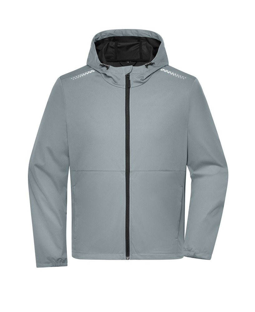 Chaqueta softshell de 3 capas fabricada en poliéster reciclado para actividades Chaqueta softshell de 3 capas fabricada en polié