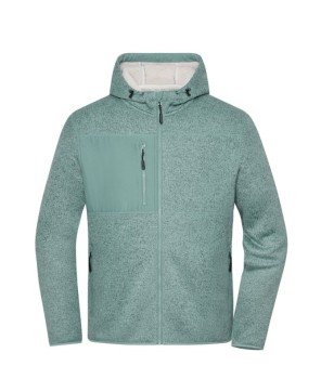 Elegante chaqueta de punto polar para el trabajo y el ocio.