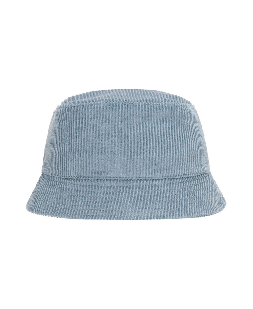 Sombrero de moda fabricado en tejido de pana de algodón orgánico de alta calidad.