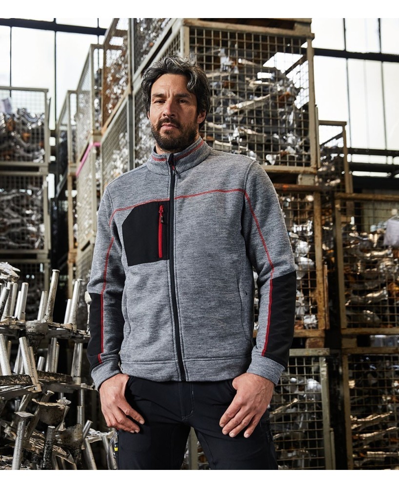 Men Structure Fleece Jacket