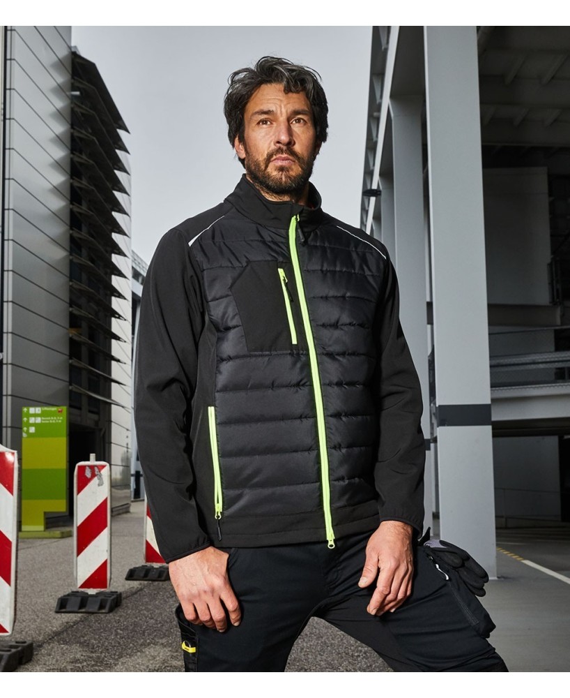 Men Workwear Hybrid Jacket
