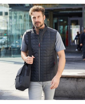 Men Knitted Hybrid Vest
