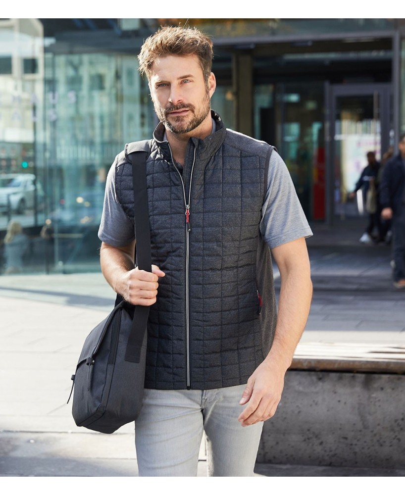 Men Knitted Hybrid Vest